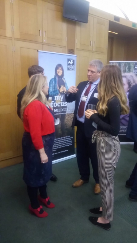 Keeping It Wild with Paul Wilkinson inside Parliament reception 2018