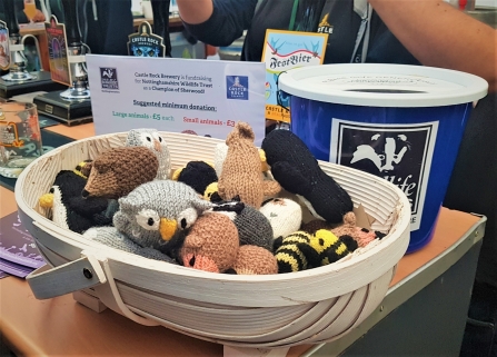 knitted wildlife donations