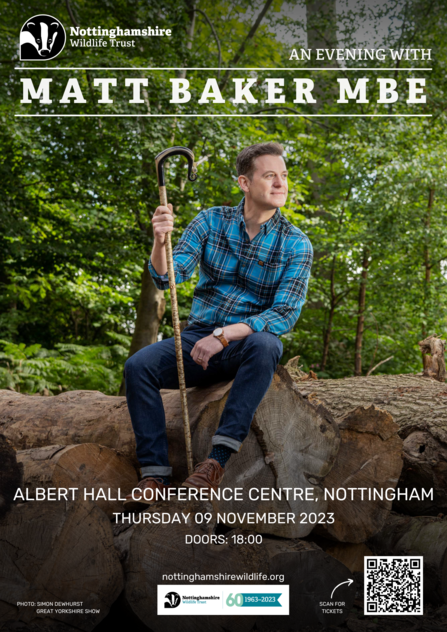 An Evening With Matt Baker MBE, Albert Hall Conference Centre Nottingham, Thursday 9th November 2023,  Doors 18:00