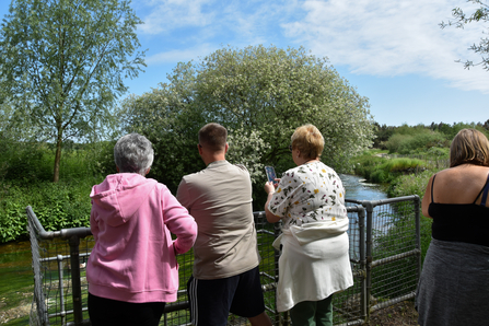 Walkers at Idle Valley on a Wellness Walk