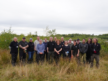 Group picture of the full Water Vole team.