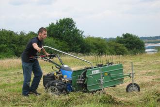 Haymaking at Beacon Hill NottsWT