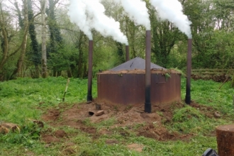 Charcoal making