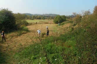 Jacksdale Path Cutting 16-9-14 Notts WT