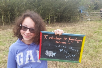 13 year old Joanne Barnes Attenborough Young Ranger Notts Widllife Trust