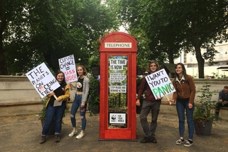 Keeping It Wild at #TheTimeIsNow Mass Lobby