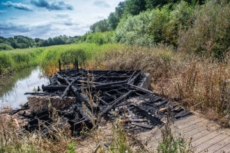 Skylarks Sensory Hide Fire