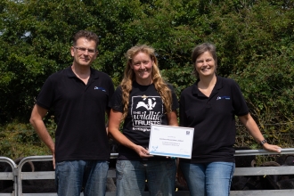 Cerebrus Associates receiving their Business partnerships certificate