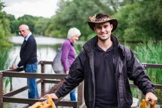 Elliott Kean at Skylarks Nature Reserve