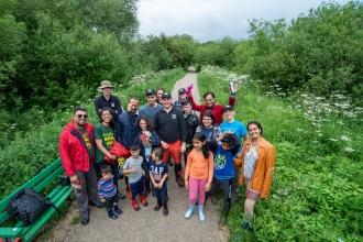 Volunteers at Attenborough Nature Reserve