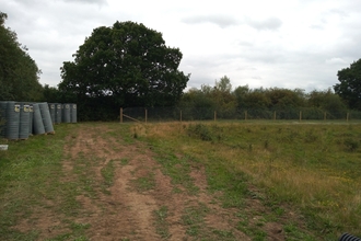 Idle Valley beaver enclosure under construction