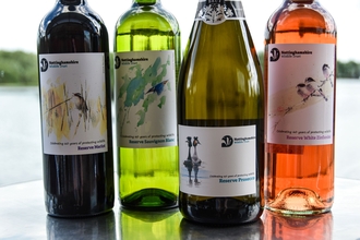 Nottinghamshire Wildlife Trust's range of 4 wines to celebrate their 60th anniversary