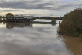 Flooding at Attenborough Nature Reserve