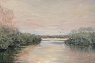 Painting of pond