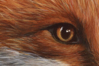 Painting of a fox