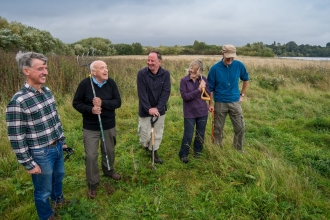 Volunteering on a reserve