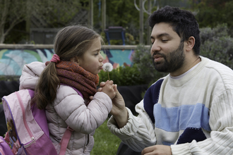 Nextdoor Nature: Faizan and Anoush Yousefzai with dandelion seed