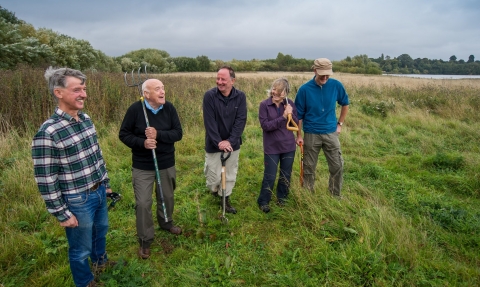 Volunteering on a reserve