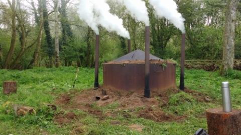 Charcoal making