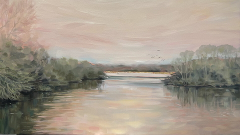 Painting of pond