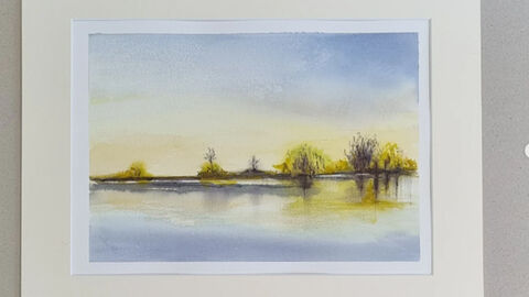 Painting of a nature reserve