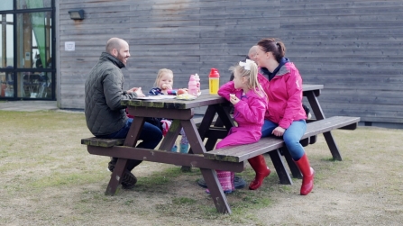 Idle Valley Picnic Area Bench Family