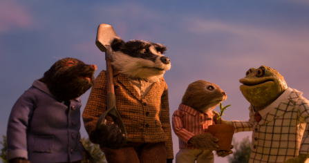 Mole, Badger, Ratty and Toad from Wind in the Willows