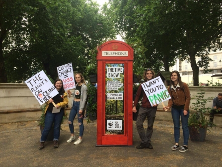 Keeping It Wild at #TheTimeIsNow Mass Lobby