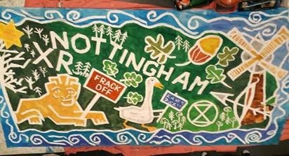 Extinction Rebellion Nottingham Banner