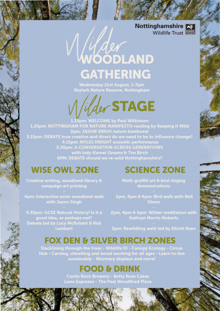 Wilder Woodland Gathering Programme