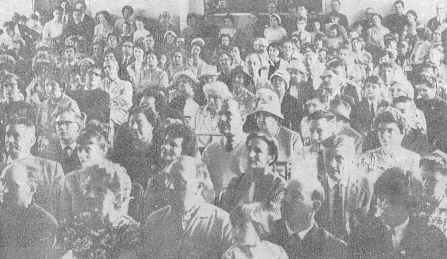 The crowd at the opening of Attenborough Nature Reserve in 1966