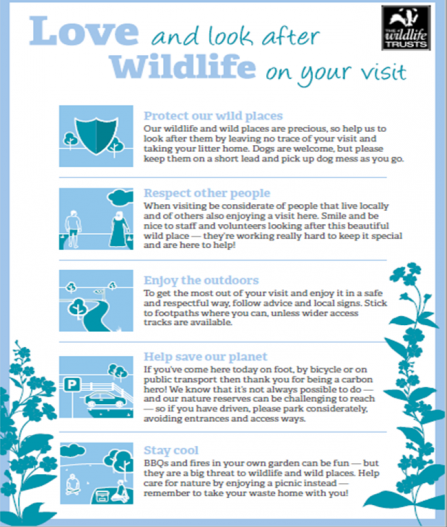 How to behave on a nature reserve