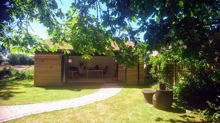 ACE garden office with sedum roof