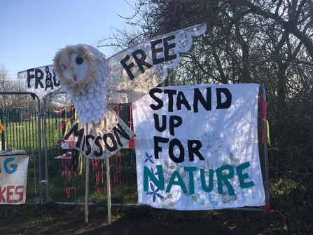 Misson springs fracking protest