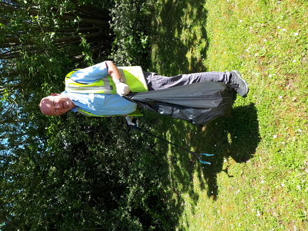 Steve Thorpe, Quality & Environmental Manager at Mayborn Group, Litter picking