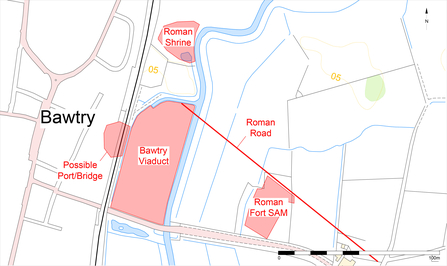 Roman Landscape at Bawtry 2D map