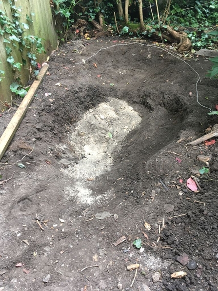Shepherd family pond successfully dug
