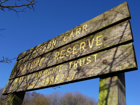 NWT Misson Carr Reserve Sign