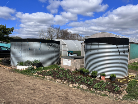 Rainwater collection containers