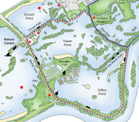 ANR Map - Tufted Duck Trail for Wellbeing Walk