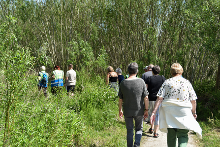 Walkers at Idle Valley on a Wellness Walk