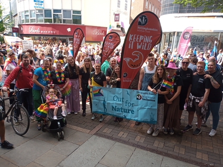 Keeping it Wild joining the march at Nottingham Pride 2023