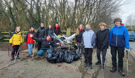 Keeping it Wild members at Snape Wood