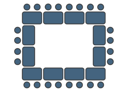 Attenborough conference room layouts - boardroom