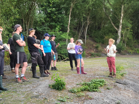 Keeping it wild members with Lina at Vicar Water