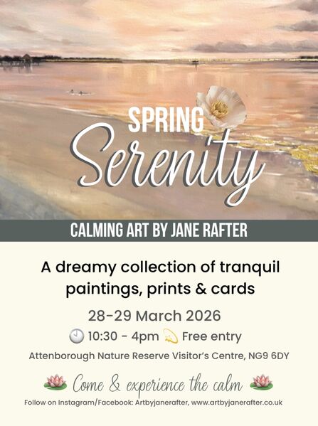Spring Serenity - Calming Art by Jane Rafter. A dreamy collection of tranquil paintings, prints & cards