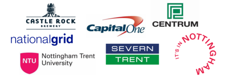 Castle Rock, Capital One, Centrum, National Grid, Nottingham Trent University, Severn Trent, It's In Nottingham