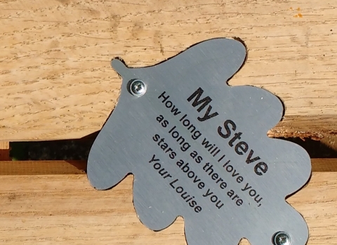 Memorial Leaf Attenborough Nature Centre