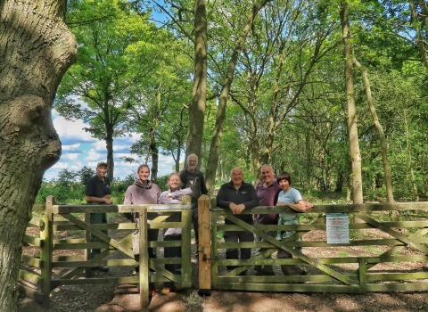 Conservation Volunteers at Fox Covert Plantation