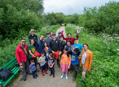 Volunteers at Attenborough Nature Reserve